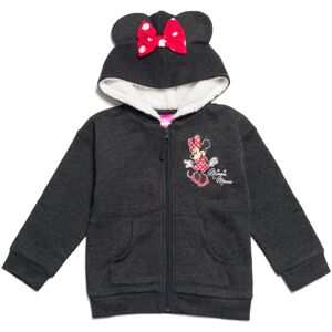 Disney Minnie Mouse Infant Baby Boys or Girls Fleece Zip Up Hoodie Red/Gray 24 M Disney Minnie Mouse Infant Baby Boys or Girls Fleece Zip Up Hoodie Red/Gray 24 M