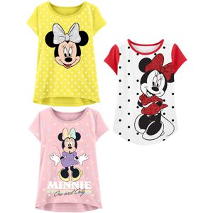 Disney Minnie Mouse Tshirt (3-Shirts Pack) Kids & Toddler Girls Clothes 3T Yl/W/Pk SS Disney Minnie Mouse Tshirt (3-Shirts Pack) Kids & Toddler Girls Clothes 3T Yl/W/Pk SS