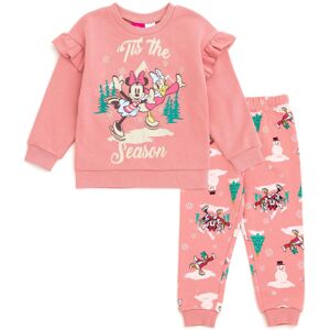 Disney Daisy Duck Minnie Mouse Christmas Toddler Girls Fleece Sweatshirt & Jogge Disney Daisy Duck Minnie Mouse Christmas Toddler Girls Fleece Sweatshirt & Jogge