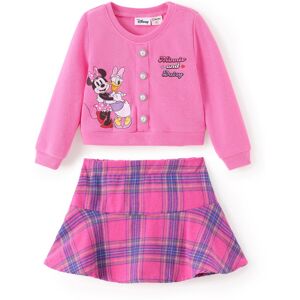 Disney Minnie Mouse & Daisy Toddler Girl 2 Piece Outfit Hot Pink Long Sleeve Pea Disney Minnie Mouse & Daisy Toddler Girl 2 Piece Outfit Hot Pink Long Sleeve Pea