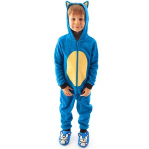 (8-9 Years) Sonic The Hedgehog Onesie Kids Boys Pyjamas All In One Pjs (8-9 Years) Sonic The Hedgehog Onesie Kids Boys Pyjamas All In One Pjs