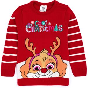 (5-6 Years) Paw Patrol Christmas Jumper (Girls Red) (5-6 Years) Paw Patrol Christmas Jumper (Girls Red)