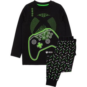 (11-12 Years) XBOX Pyjamas Boys Kids Black Green Long Sleeve T-Shirt & Legging G (11-12 Years) XBOX Pyjamas Boys Kids Black Green Long Sleeve T-Shirt & Legging G