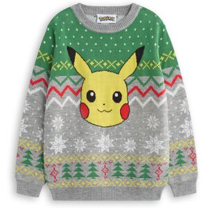 Pokémon (13-14 Years) Pokemon Christmas Jumper (Boys Grey) Pokémon (13-14 Years) Pokemon Christmas Jumper (Boys Grey)