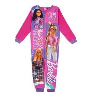 (11-12 Years, Pink) Barbie Girls Together We Smile All-In-One Nightwear (11-12 Years, Pink) Barbie Girls Together We Smile All-In-One Nightwear