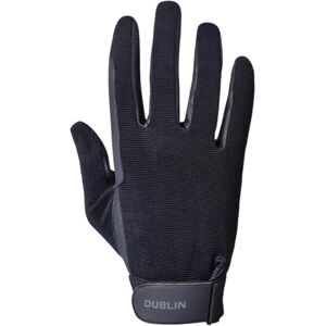 (M, Black) Dublin Childrens/Kids All Season II Riding Gloves (M, Black) Dublin Childrens/Kids All Season II Riding Gloves