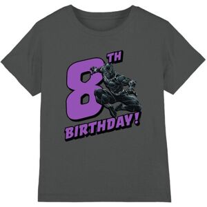 Marvel Black Panther Charcoal Kids T-Shirt - Childrens Birthday Top Marvel Black Panther Charcoal Kids T-Shirt - Childrens Birthday Top