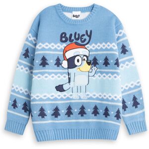 (5-6 Years) Bluey Christmas Jumper (Boys Blue) (5-6 Years) Bluey Christmas Jumper (Boys Blue)