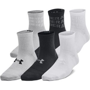 Under Armour Unisex-Child Youth Essential Quarter Socks 6 Pack, (001) Black/Blac Under Armour Unisex-Child Youth Essential Quarter Socks 6 Pack, (001) Black/Blac
