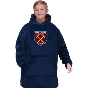 West Ham United FC Kids Oversized Hoodie Blanket - Official Football Gift, Navy, West Ham United FC Kids Oversized Hoodie Blanket - Official Football Gift, Navy,