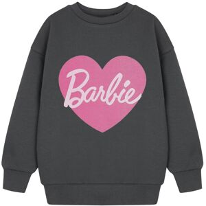 (9-10 Years) Barbie Sweatshirt (Girls Grey) (9-10 Years) Barbie Sweatshirt (Girls Grey)