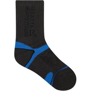 (12 UK Child-2 UK, Dark Grey/Snorkel Blue) Regatta Childrens/Kids Blister Protec (12 UK Child-2 UK, Dark Grey/Snorkel Blue) Regatta Childrens/Kids Blister Protec