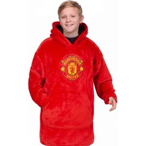 Manchester United Kids Oversized Hoodie Blanket - Official Football Gift, Red, S Manchester United Kids Oversized Hoodie Blanket - Official Football Gift, Red, S