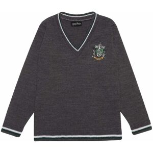 (7-8 Years, Grey/Green) Harry Potter Childrens/Kids Slytherin Knitted Jumper (7-8 Years, Grey/Green) Harry Potter Childrens/Kids Slytherin Knitted Jumper