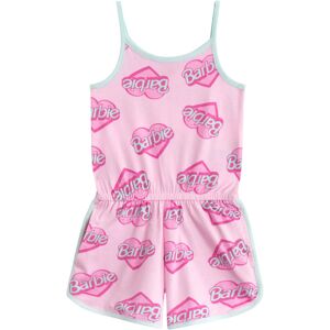 (5-6 Years, Pink) Barbie Girls Logo Sleeveless Playsuit (5-6 Years, Pink) Barbie Girls Logo Sleeveless Playsuit