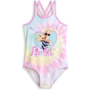 (11-12 Years) Barbie 1 Piece Swimming Costume (Girls Multicoloured) (11-12 Years) Barbie 1 Piece Swimming Costume (Girls Multicoloured)