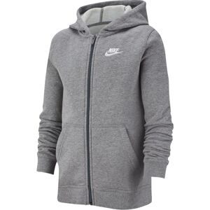 (7-8 Years, Grey) Nike Childrens/Kids Full Zip Hoodie (7-8 Years, Grey) Nike Childrens/Kids Full Zip Hoodie
