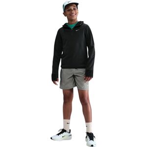 (11-12 Years, Black) Nike Childrens/Kids Zip Neck Regular Raglan Hoodie (11-12 Years, Black) Nike Childrens/Kids Zip Neck Regular Raglan Hoodie