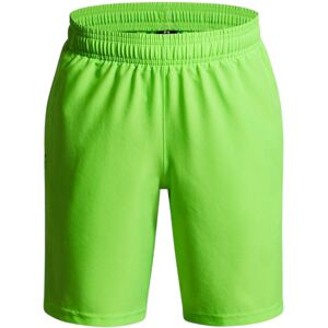 (13 Years, Hyper Green) Under Armour Boys Tech Woven Wordmark Shorts (13 Years, Hyper Green) Under Armour Boys Tech Woven Wordmark Shorts