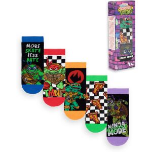 (9-12 UK Child) Teenage Mutant Ninja Turtles Calf Socks Set of 5 (Boys Multicolo (9-12 UK Child) Teenage Mutant Ninja Turtles Calf Socks Set of 5 (Boys Multicolo