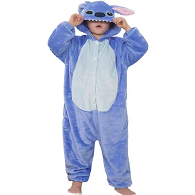 Unbranded (Blue-Stitch, 4-5 Years) Kids Boys Girls Spiderman/stitch Jumpsuit Hooded Onesie Unbranded (Blue-Stitch, 4-5 Years) Kids Boys Girls Spiderman/stitch Jumpsuit Hooded Onesie