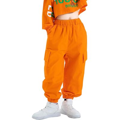 Gogerstar (120CM, Trouser) Girls Hip Hop Street Dance Outfit Set Long Sleeve Crop Top Fash Gogerstar (120CM, Trouser) Girls Hip Hop Street Dance Outfit Set Long Sleeve Crop Top Fash