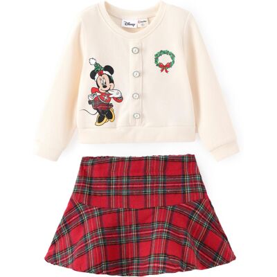 Disney Minnie Mouse Toddler Girl Christmas 2 Piece Outfit Long Sleeve Pearl Butt Disney Minnie Mouse Toddler Girl Christmas 2 Piece Outfit Long Sleeve Pearl Butt
