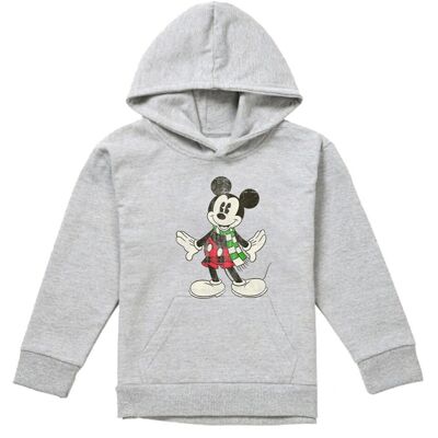 (12-13 Years, Athletic Heather) Disney Childrens/Kids Retro Mickey Mouse Christm (12-13 Years, Athletic Heather) Disney Childrens/Kids Retro Mickey Mouse Christm