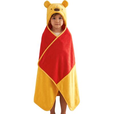 Disney Winnie the Pooh Hooded Blanket (Unisex Kids Red) Disney Winnie the Pooh Hooded Blanket (Unisex Kids Red)