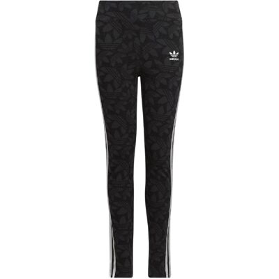 (5-6 Years, Grey) Adidas Girls Waisted All-Over Print Leggings (5-6 Years, Grey) Adidas Girls Waisted All-Over Print Leggings
