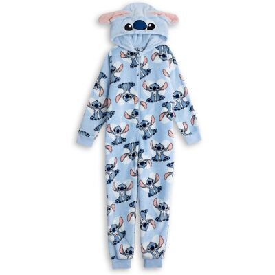 (13-14 Years) Disney Lilo & Stitch Onesie (Girls Blue) (13-14 Years) Disney Lilo & Stitch Onesie (Girls Blue)