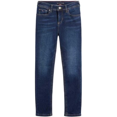 (16 Years, Dark Blue) Tommy Hilfiger Childrens/Kids Scanton Slim Jeans (16 Years, Dark Blue) Tommy Hilfiger Childrens/Kids Scanton Slim Jeans
