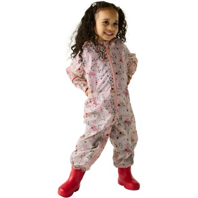 (18 - 24 M, Pink Puppy Floral) Regatta Kids Cath Kidston Puddle Suit (18 - 24 M, Pink Puppy Floral) Regatta Kids Cath Kidston Puddle Suit