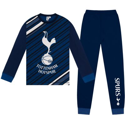 Tottenham Hotspur FC Gift Boys Sublimation Long Pyjamas Navy 9-10 Years Tottenham Hotspur FC Gift Boys Sublimation Long Pyjamas Navy 9-10 Years