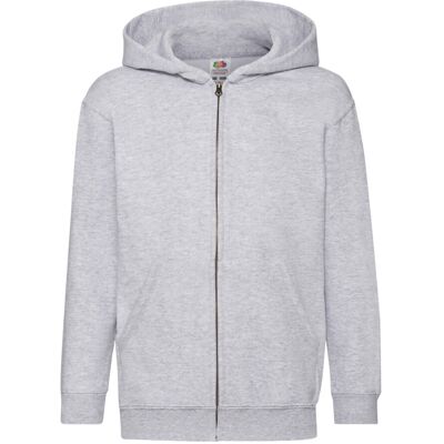 (7-8, Heather Grey) Fruit Of The Loom Childrens/Kids Unisex Hooded Sweatshirt Ja (7-8, Heather Grey) Fruit Of The Loom Childrens/Kids Unisex Hooded Sweatshirt Ja