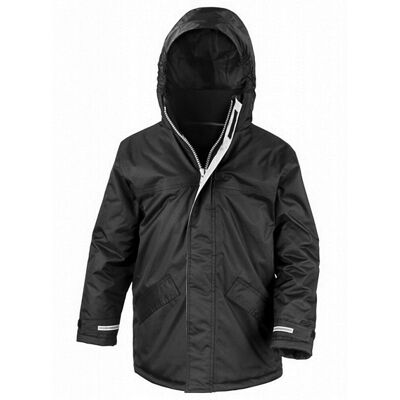Result Black Kids Winter Parka - Winter Jacket Result Black Kids Winter Parka - Winter Jacket