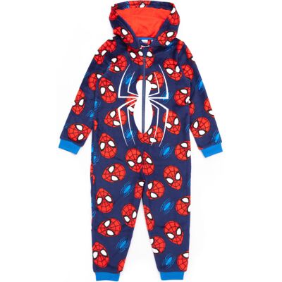 (6-7 Years) Marvel Spiderman Onesie (Boys Blue) (6-7 Years) Marvel Spiderman Onesie (Boys Blue)
