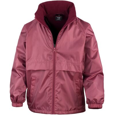 Result Burgundy Kids Core Youth DWL Jacket - Jacket Result Burgundy Kids Core Youth DWL Jacket - Jacket