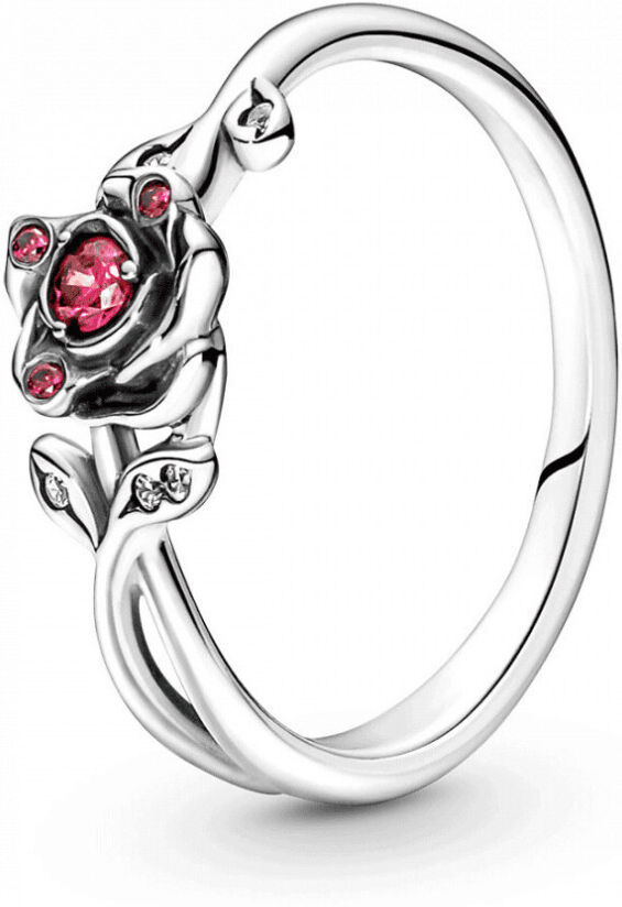 (56) PANDORA Beauty and the Beast Rose Ring 190017C01