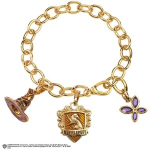 Harry Potter Lumos Hufflepuff Charm Bracelet Harry Potter Lumos Hufflepuff Charm Bracelet