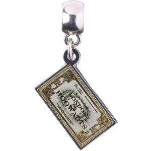 Harry Potter Silver Plated Hogwarts Express Ticket Slider Charm Harry Potter Silver Plated Hogwarts Express Ticket Slider Charm