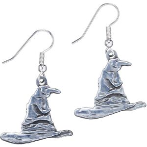 Harry Potter Silver Plated Sorting Hat Drop Earrings Harry Potter Silver Plated Sorting Hat Drop Earrings