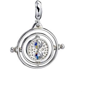 Harry Potter Sterling Silver Time Turner Slider charm with Swarovski Crystals Harry Potter Sterling Silver Time Turner Slider charm with Swarovski Crystals
