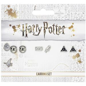 Harry Potter Platform 9 3/4, Hedwig, Letter, and Deathly Hallows Stud Earrings S Harry Potter Platform 9 3/4, Hedwig, Letter, and Deathly Hallows Stud Earrings S