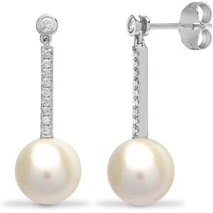 Jewelco London Ladies 18ct White Gold Rub Over Set Round G SI1 0.15ct Diamond an Jewelco London Ladies 18ct White Gold Rub Over Set Round G SI1 0.15ct Diamond an