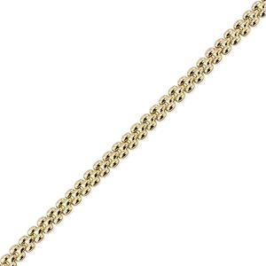 (7.25) Jewelco London Ladies 9ct Yellow Gold Gate Style Brick Link Necklace Brac (7.25) Jewelco London Ladies 9ct Yellow Gold Gate Style Brick Link Necklace Brac