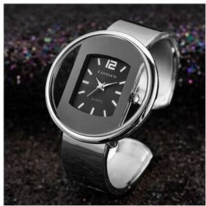 Unbranded (Silver Black) Stainless Steel Women,s Bracelet, Bangle Watches, Ladies Jewelry Unbranded (Silver Black) Stainless Steel Women,s Bracelet, Bangle Watches, Ladies Jewelry