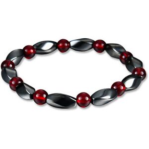Unbranded (red) Weight Loss Round Black Stone Magnetic Therapy Bracelet Health Care Magnet Unbranded (red) Weight Loss Round Black Stone Magnetic Therapy Bracelet Health Care Magnet