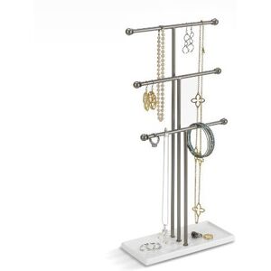 Umbra Trigem Hanging Jewelry Organizer 3 Tier Table Top Necklace Holder, Jewelr Umbra Trigem Hanging Jewelry Organizer 3 Tier Table Top Necklace Holder, Jewelr