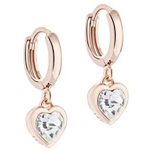 Ted Baker Hanniy Crystal Heart Huggie Earring (Rose Gold Tone/Crystal) Ted Baker Hanniy Crystal Heart Huggie Earring (Rose Gold Tone/Crystal)